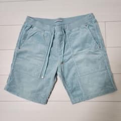 コーデュロイ ショートパンツ ライトブルーのサムネイル