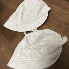 ミキハウス♡ベビー帽子二個セット 双子のサムネイル