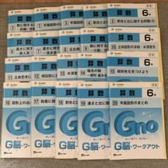 グノーブル グノワークアウト（G脳ワークアウト） 算数 小6 全20冊