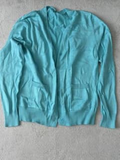 レディース カーディガン ブルー 水色 青 制服のサムネイル