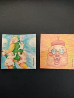 【非売品】漫☆画太郎　ガタロー☆マン　シール2枚のサムネイル