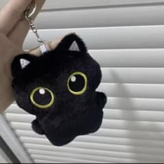 검은 고양이 봉제 인형 10cm 인형 키 체인 고양이 고양이 냥코 선물 아이