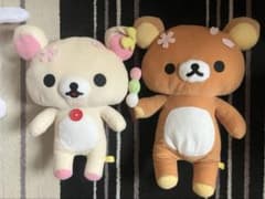 리락쿠마 코리락쿠마 벚꽃 레트로 봉제인형