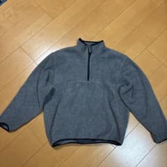 ORVIS フリースジャケット 90s USA製 ハーフジップ グレー Lサイズのサムネイル