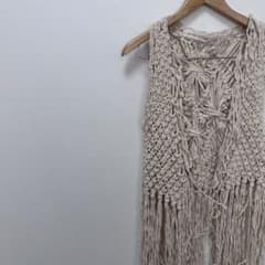 ゴア Natural VINTAGE GOA フリンジベスト/y2k 亜熱帯 - メルカリ