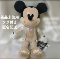 ミッキーマウス タキシード ステンドグラスホラーナイト ぬいぐるみ 約26cm