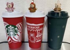スタバ ホリデー リユーザブルカップ ベアリスタ 紙袋付きのサムネイル