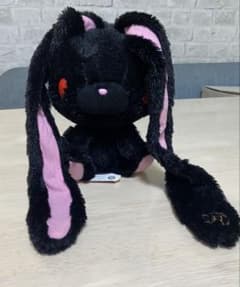 チャックスGP 汎用うさぎぬいぐるみ(冬毛ver) 汎用ブラック - メルカリ