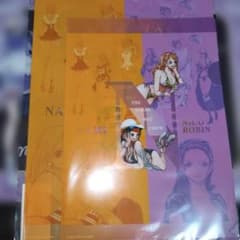 ONE PIECE クリアファイル 2枚セット ナミ＆ロビン ジャンプショップ
