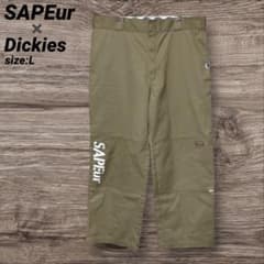 SAPEur サプール Dickies ディッキーズ パンツ ベージュ - メルカリ