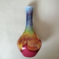 【1970年代】陶器 花瓶 フラワーベース グラデーションのサムネイル