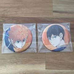 ハイキュー 缶バッジ 日向翔陽 影山飛雄 - メルカリ