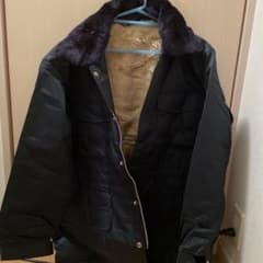 ダークブルー ナイロン ジャンパーのサムネイル