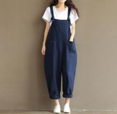 ゆったりサロペット オールインワンのサムネイル