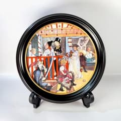 ロイヤルコペンハーゲン カール・ラーション 「Name Day」 陶板飾皿