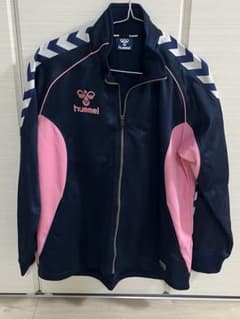 hummel ヒュンメル トラックジャケット ネイビー ピンク Mのサムネイル