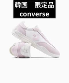 韓国限定　CONVERSE ランスタートレーナー　スニーカー ピンク ホワイト 韓国限定 CONVERSE ランスタートレーナー スニーカー ピンク ホワイト