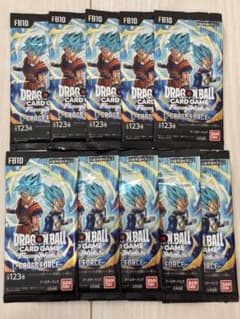 ドラゴンボールカードフュージョンワールドCROSS FORCE バラ 10パック