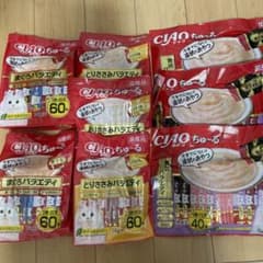 CIAO 猫用おやつ とりささみ・まぐろバラエティ 60本入り40袋入り計420