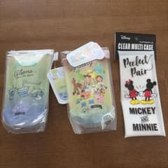 ディズニー クリアマルチケース 3点セットのサムネイル