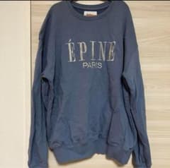 epine エピヌ スウェット big sweat トレーナー blue - メルカリ