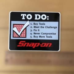 Snap-on To Doリスト ステッカーのサムネイル