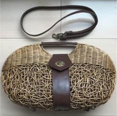 籠バック カゴバック ショルダー 手持ち 2wayバック 夏バックのサムネイル