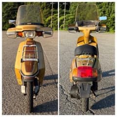 旧車 YAMAHA Salient ヤマハ サリアン CA50E（14T）実動 木目グラフィック ゴールドウッド ウインドシールド 風防付き m61300880243_1.jpg?1762835496