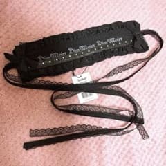 Dimmoire フリル×スタッズヘッドドレス Black - メルカリ