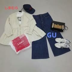 ✨しまパト&GU✨コーデ2点セット♡のサムネイル