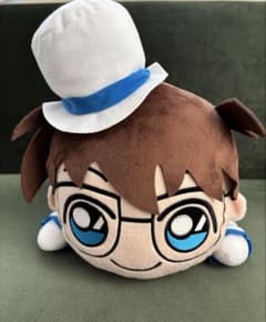 名探偵コナン　寝そべり　LLぬいぐるみ　江戸川コナン　怪盗キッドコスチューム