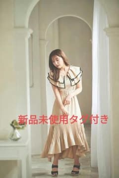 ミストレアス Bicolor Ruffle Pleated Dressのサムネイル