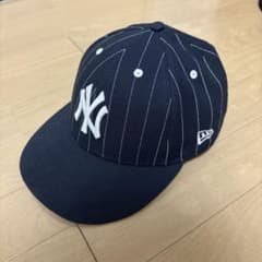 New Era ニューヨークヤンキース ピンストライプ キャップ 7 1/2のサムネイル