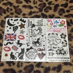 ３枚セット タトゥーシールのサムネイル
