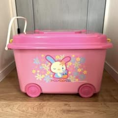 希少♡2004 ウサハナ　おもちゃ箱　大きな収納ケース車♡レア　サンリオ 希少♡2004 ウサハナ おもちゃ箱 大きな収納ケース車♡レア サンリオ