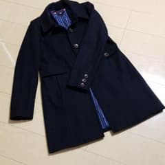 A様 専用 トミーヒルフィガー ウール コート 黒のサムネイル
