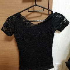 セクシー黒レーストップスのサムネイル
