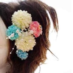 浴衣 髪飾り コサージュ ヘアアクセサリーのサムネイル
