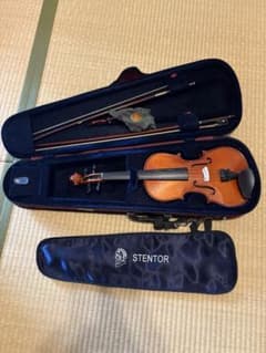 STENTOR バイオリン ケース 弓 松脂付きのサムネイル