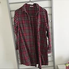 チェックロングシャツのサムネイル