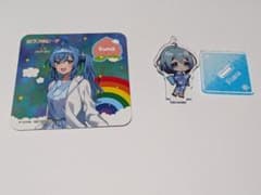 カラフルピーチ 極楽湯 るなさん コースター、アクリルスタンドのサムネイル