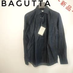 【フォロワー様は割引可能】Bagutta バグッタ リネン混デニムシャツ