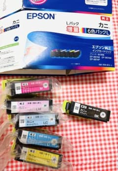 EPSON(エプソン)純正カニ増量6色パックL 新品未使用 インク