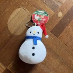 クリスマス 雪だるま マスコット キーホルダー スノーマン - メルカリ