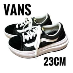 美品 VANS OLD SKOOL OVERT PLUS CC 23cmブラックのサムネイル