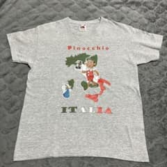 FRUIT OF THE LOOM Tシャツ　ピノキオブリキ　レトロ　希少のサムネイル