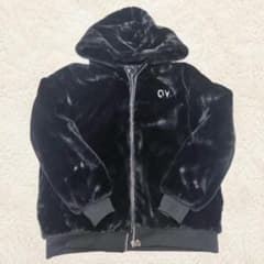 OY ファーブルゾンジャケット フーディー ジップアップ オーバーサイズ