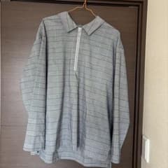 お値下げPLUS ONEメンズハーフジッパーシャツXLのサムネイル
