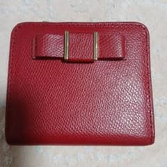 COACH赤リボン付き二つ折り財布のサムネイル