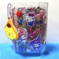 サンリオメイン　シール帳　完成品　ピンク　チャーム　ポムポムプリンのサムネイル
